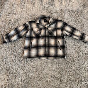 RSQ Plaid Button Front Jacket